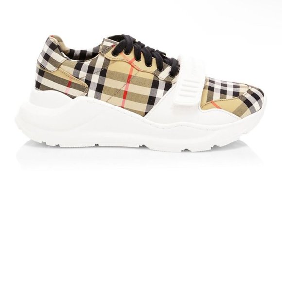 BURBERRY RUNAWAY EXTENTIONS REGIS L LOWSNEAKERSVINTAGE CHECK - Picture 2 of 8